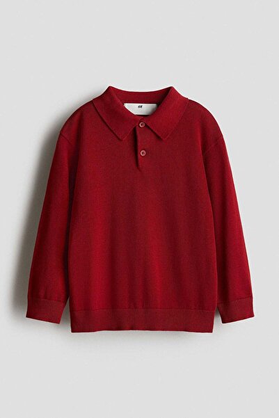 H&M Fine-knit polo shirt