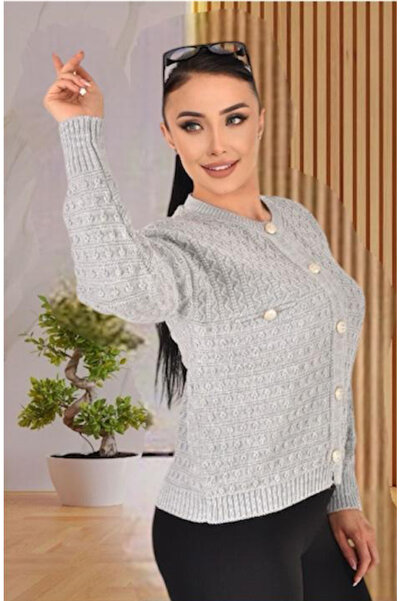 acetinkaya Button-Detail Knitted Cardigan