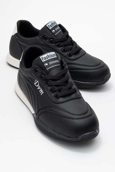 Zerenyus Virto Premium Black Lace-Up Women's Sports Shoes