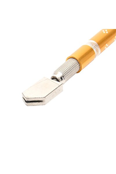 Lawazim Glass Cutter Gold - Pencil Type Tile and Glass Cutting Tool for DIY and Professional Use