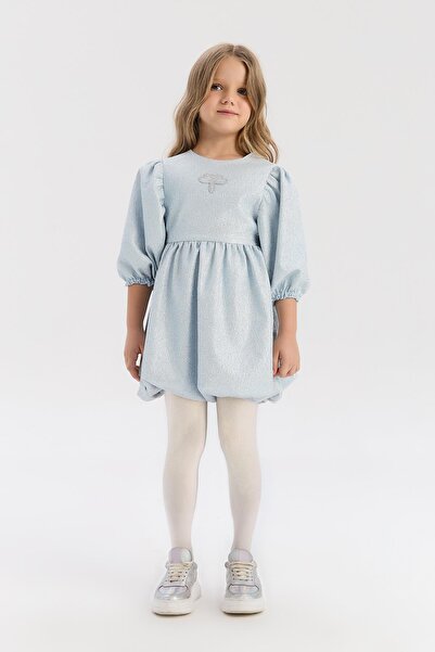 Tyess Bg Store Girl's Silver Dress