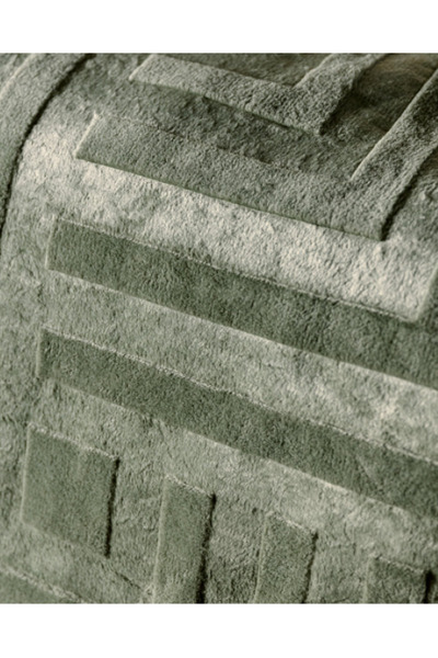 Madame Coco Atlas Home Clementine Emboss Double Blanket - Khaki