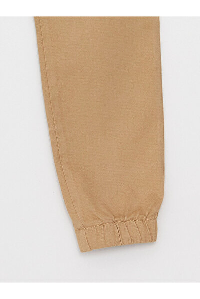 LC Waikiki Lcw Kids Beige Comfortable Fit Boys Jogger Pants with Elastic Waist