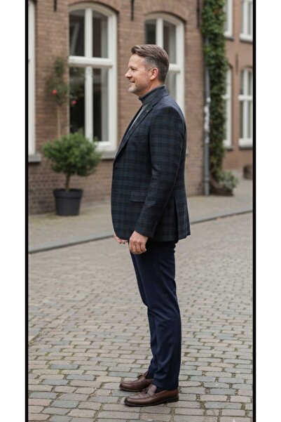 güncüoğlu 4 Drop 2 Button Double Slit Winter Men's Dad Jacket