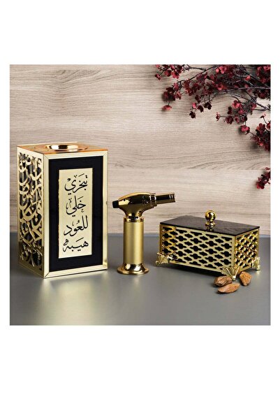 Story of candle مبخرة مع صندوق لحفظ البخور وللتخزين تأتي بعبارة "تبخري خلي لل...