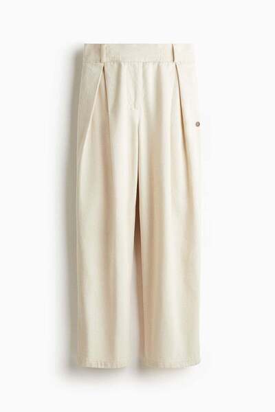 H&M Pleat-front twill trousers