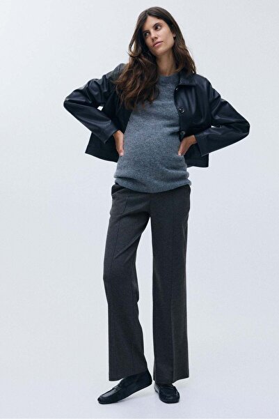 H&M MAMA Crease-front trousers