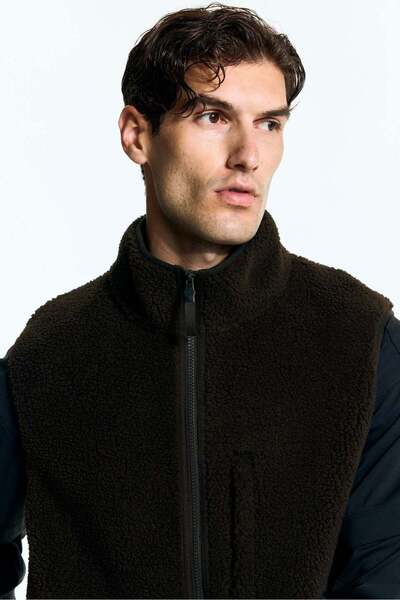 H&M Regular Fit Teddy sports gilet