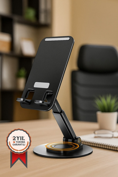 Torima Siyah 360 Derece Dönebilen Masa Üstü Telefon Tutucu