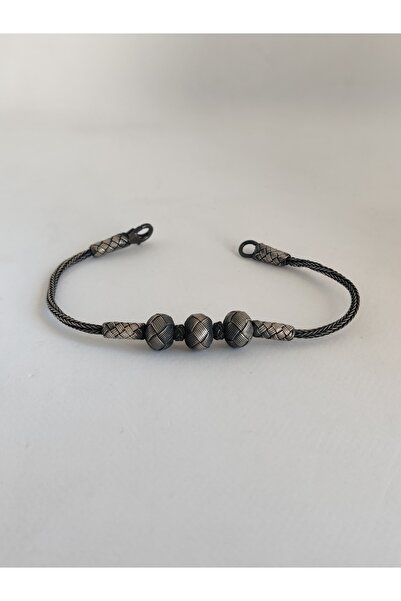 NUR GÜMÜŞ El Yapımı 925 Ayar Kazaziye Örgü Gümüş Bileklik