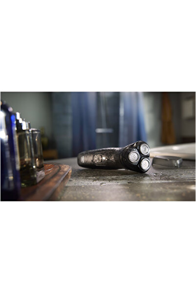 Philips Aparat de ras Shaver Seria 1000 S1141/00, barbierit umed şi uscat, fara fir, capete 4D flexi