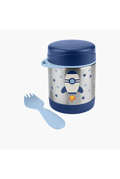 Skip Hop Spark Style Rocket Print Lunch Box