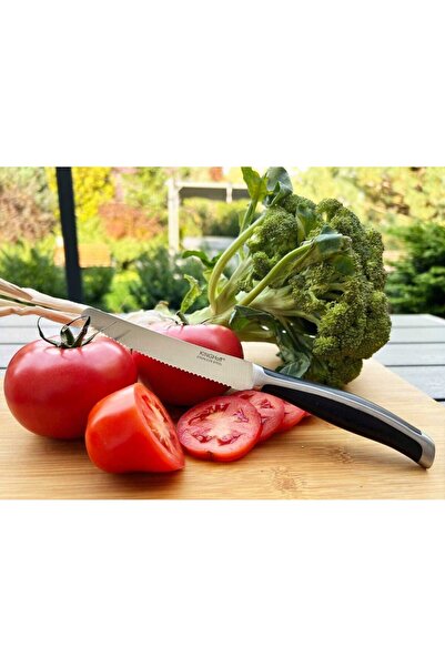 Kinghoff Cutit de bucatarie zimtat, 13,5-24 cm,