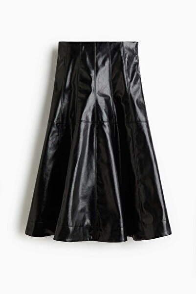 H&M Coated circular skirt