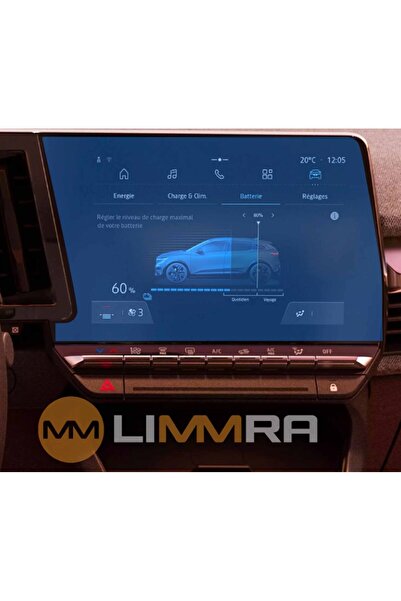 Limmra واقي شاشة نانو للوسائط المتعددة متوافق مع رينو ميجان إي تيك 9 بوصة