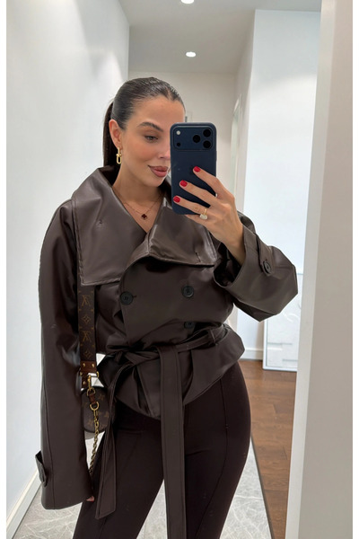 My Blog Καφέ δερμάτινο μπουφάν Ανδαλουσίας - 510285