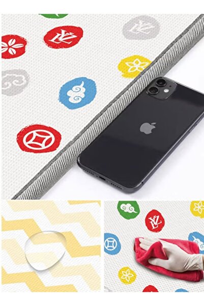 Generic Baby Play Mat 200×180cm Foldable Padding Foam Playmat Waterproof Activity Baby Crawling Mat