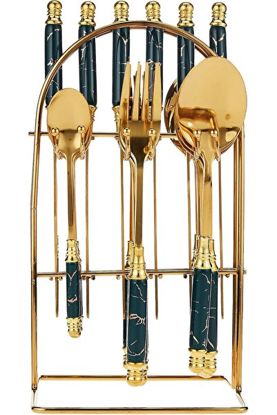 VAV GET 24-PIECE FLATWARE CUTLERY SET FOR 6 PEOPLE