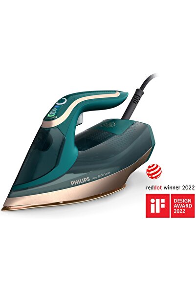 Philips Fier de calcat DST8030/70 Seria8000, 3000W, OptimalTemp, talpa Steamglide Elite si DinamiQ,