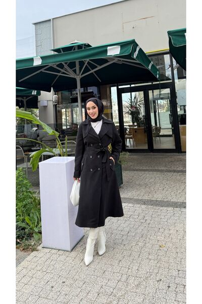 BURCU TESETTÜR Тренч с колан на талията, 1909 г.