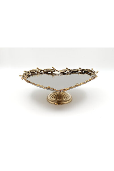 ANTEPSEPETİ Silver Plated Copper Heart Tray