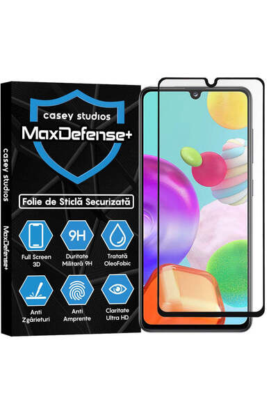 Casey Studios Folie Sticla Samsung Galaxy A41, Full Cover 3D, HD, Anti Zgarieturi, Anti Socuri, Margini Negre
