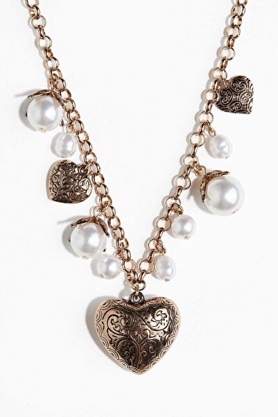H&M Heart-pendant chain necklace