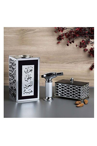 Story of candle An incense burner with a box for storing incense, bearing the...