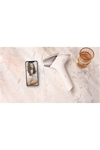 Philips Αποτριχωτική συσκευή IPL Lumea Seria 9900 BRI977/00, Senzor Smartskin, tehnologie SenseIQ, conectare la