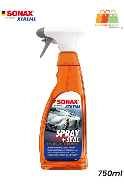 Sonax XTREME Spray + Seal – Instant Hydrophobic Protection, Touchless Shine, Long-Lasting Shield