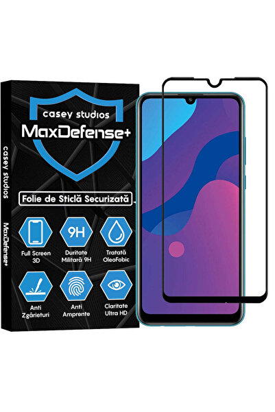 Casey Studios Folie Huawei Honor 9A/Huawei Y6p, Full Cover, Ultra HD, Anti Zgarieturi, Anti Socuri, Margini Negre