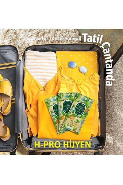 Eyüp Sabri Tuncer مناديل مبللة بنكهة الأناناس من هاواي 100 قطعة