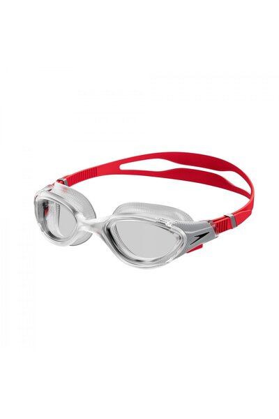 SPEED Ochelari inot adulti Speedo Biofuse Mirror 2.0 transparent/rosu