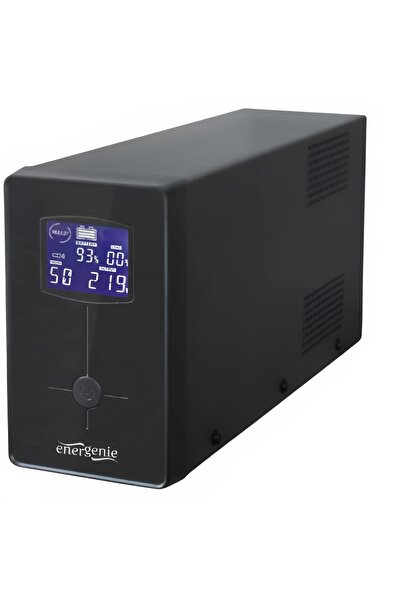 Gembird UPS EG-UPS-031, Mini veža, 650VA/390W, AVR, 2 IEC zásuvky, 1 Schuko z...