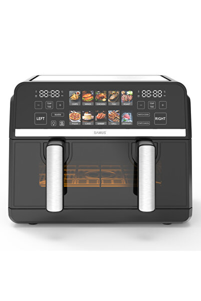 Samus AF9BIG-S2500DW HOT AIR FRYER, 2500 W, 9 LITERS