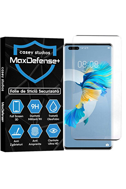 Casey Studios compatibil cu Huawei Mate 40 Pro, Full Cover, Ultra HD, Anti Zg...