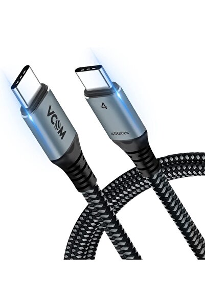 VCOM USB 4 Cable for Thunderbolt 4 (4 FT) - 100W, 40Gbps Data, 8K@30Hz 5K@60H...