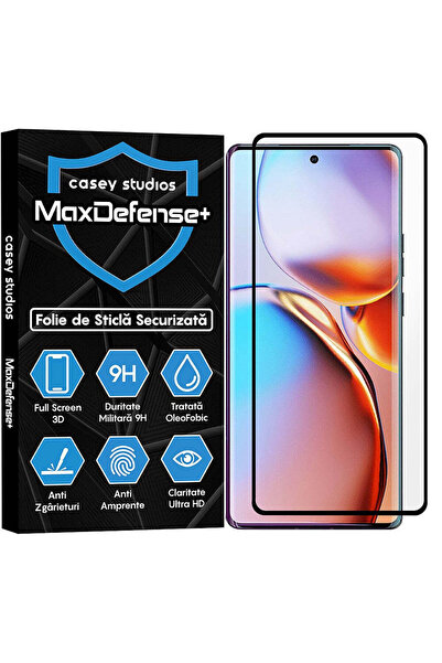 Casey Studios Folie Motorola Edge 2023, Full Cover, Ultra HD, Anti Zgarieturi, Anti Socuri, Margini Negre