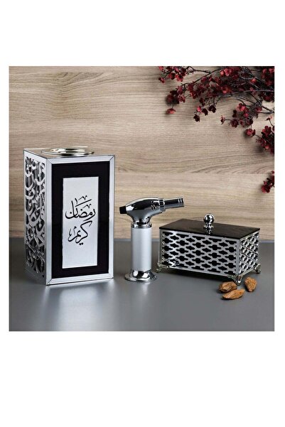 Story of candle Decorative incense burner with a box of incense, Maroki oud, ...