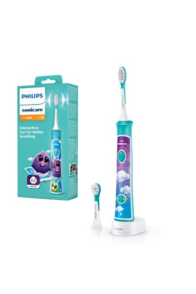 Sonicare Periuta electrica pentru copii Philips Kids HX6322/04, Bluetooth, 2 moduri, 62.000 miscari/min