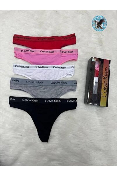 Calvin Klein Women's thong panties 5 pairs