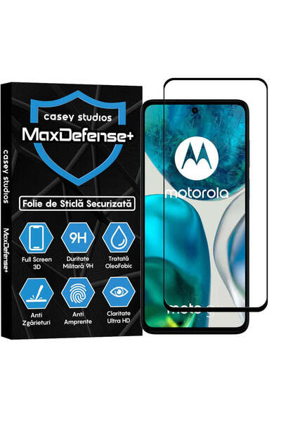 Casey Studios Folie Sticla Motorola Moto G52/G82 5G, Full Cover 3D, Anti Zgar...
