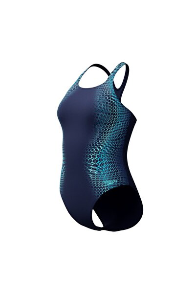 SPEEDO Costum inot femei Digital PLMT albastru