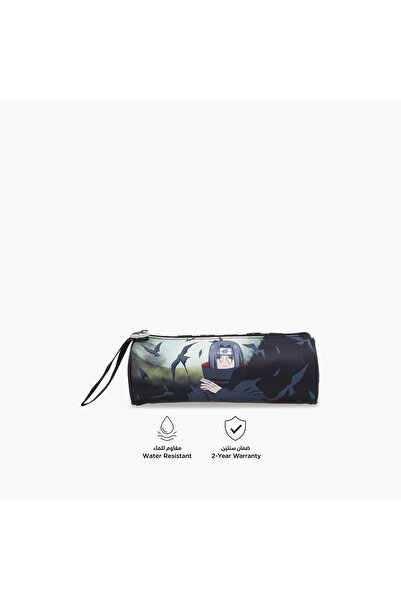TV TOKYO Naruto Print Pencil Pouch with Zip Closure