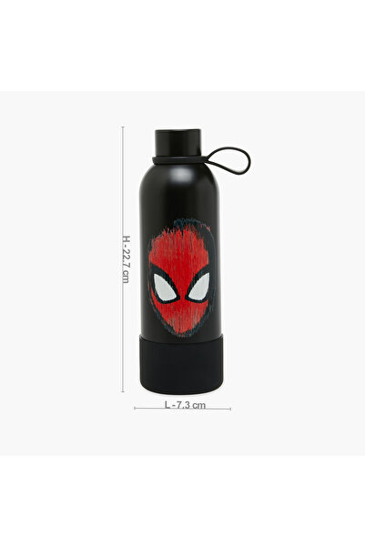 Marvel Spider-Man Print Stainless Steel Water Bottle - 500 ml