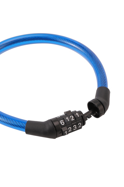 Lawazim Bicycle Cable Lock 10×40 cm - Coded Anti-Theft Bike Lock for Cycling & Outdoor Security