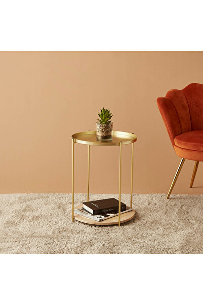 Lifestyle طاولة جانبية معدنية - 40×40×51 سم