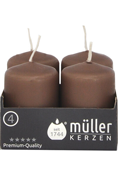 Mueller kerzen set 4 lumanari 62/48 cashmere