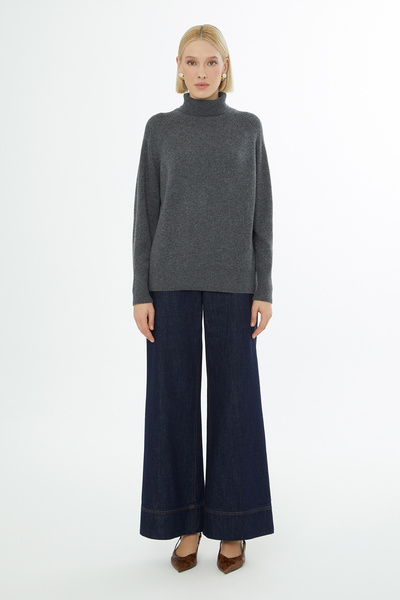 GİZİA Boğazlı Uzun Kollu Kazak