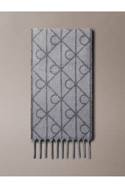 Calvin Klein EMBLEM AOP BRUSHED HW SCARF